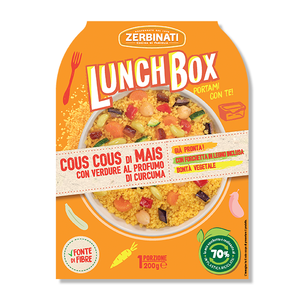 Cous Cous di Mais con Verdure al profumo di Curcuma – 200g