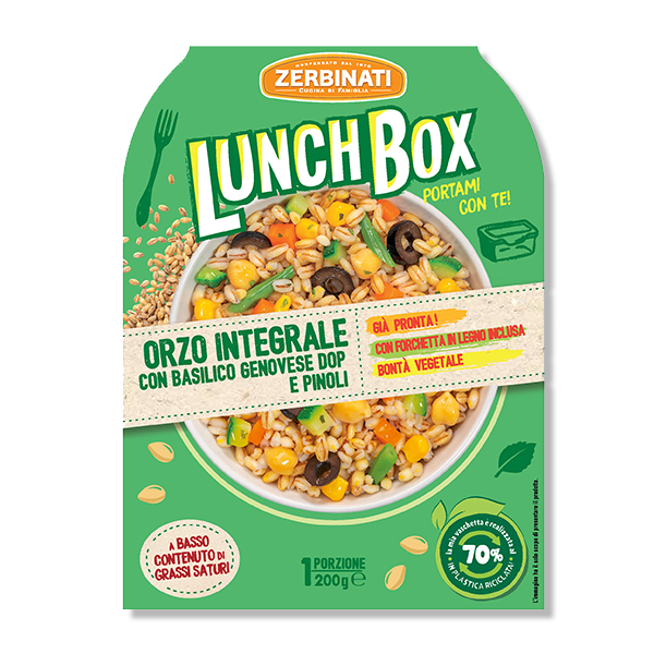 Orzo integrale con Basilico Genovese Dop e Pinoli – 200g