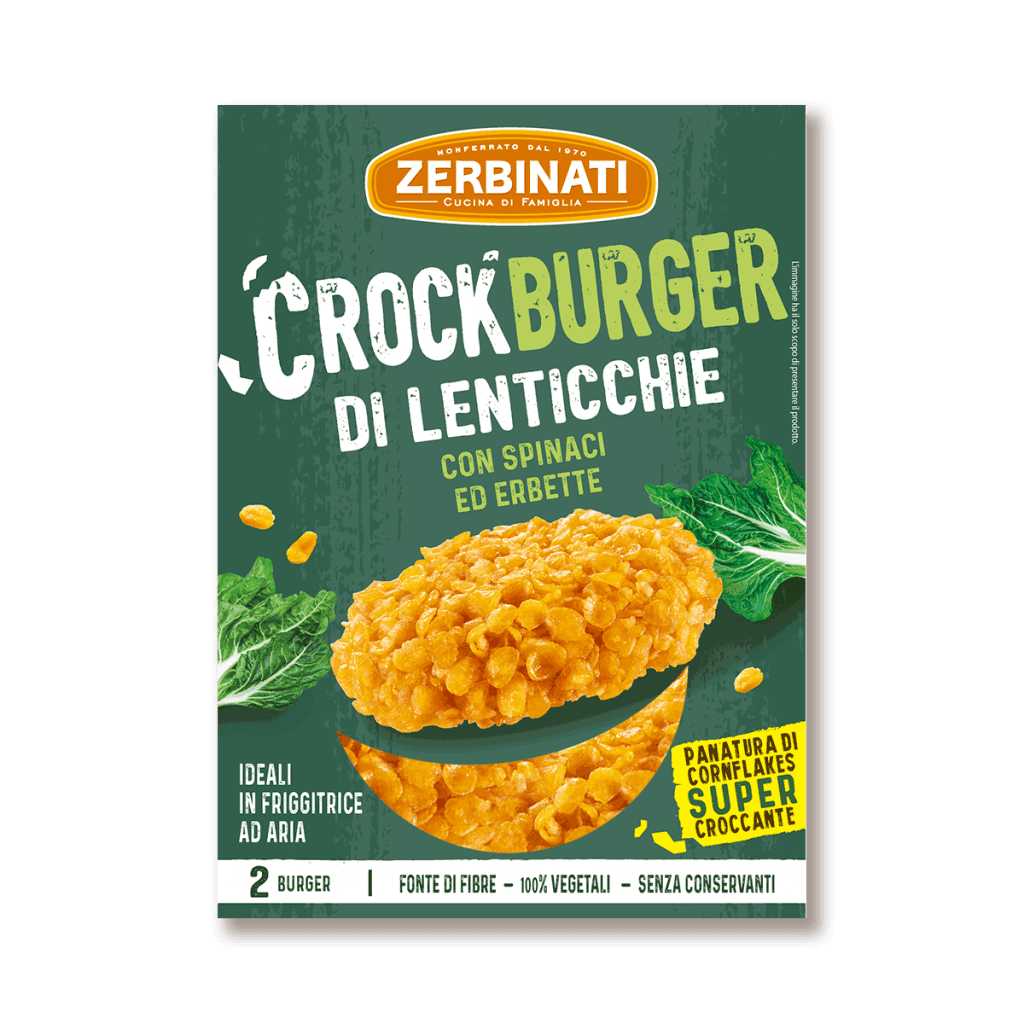 Crockburger con Erbette e Spinaci – 2x80g