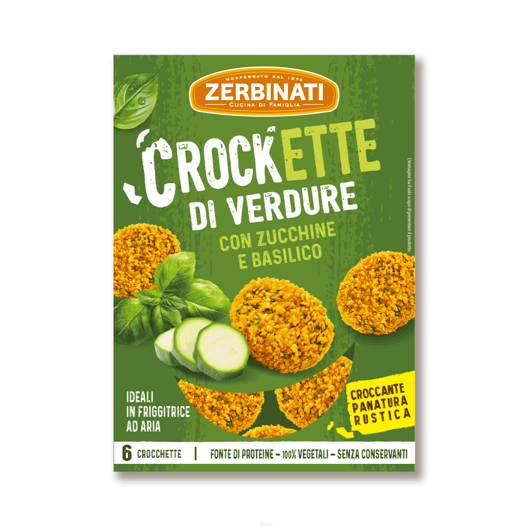 Crockette con Zucchine e Basilico – 160g