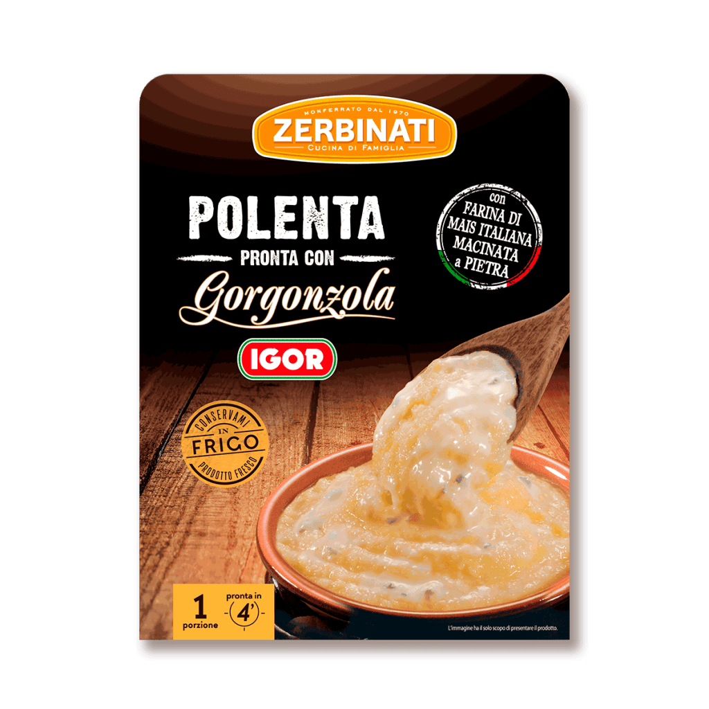 Polenta Fresca con Gorgonzola – 300g