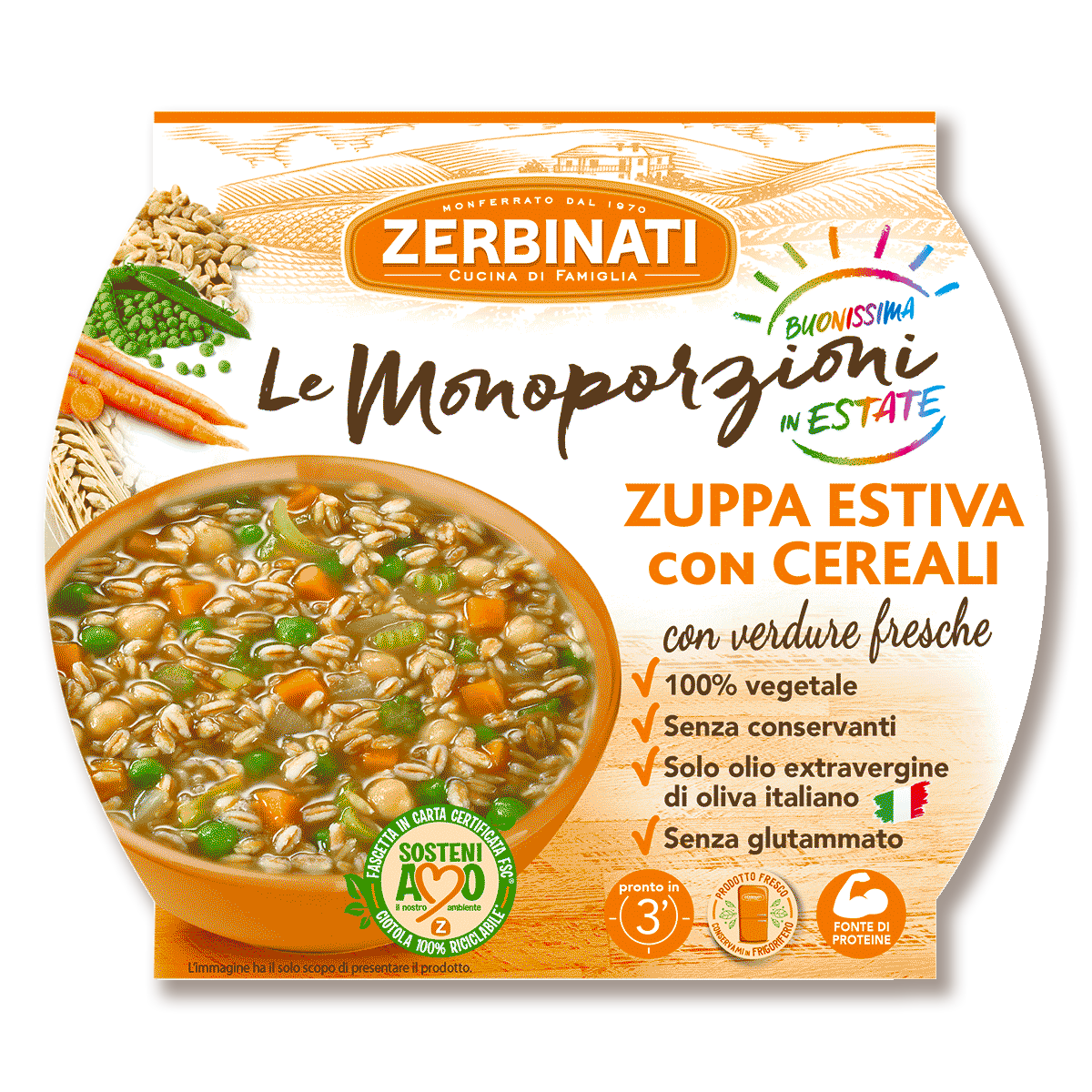 Zuppa Estiva con Cereali – 310g