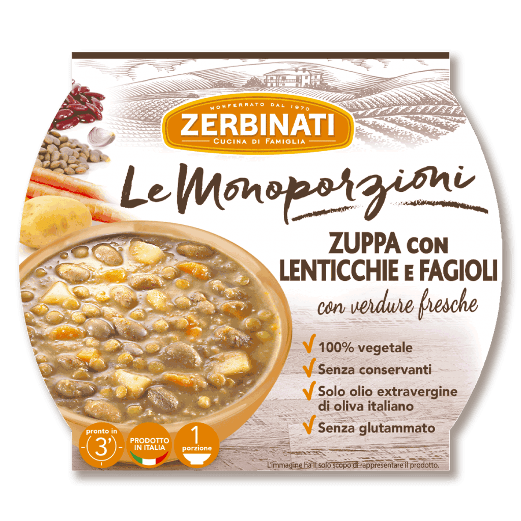 Zuppa con Lenticchie e Fagioli – 310g
