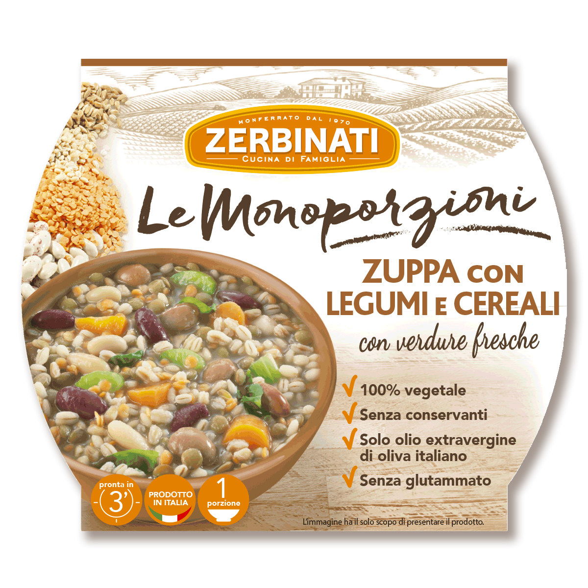 Zuppa con Legumi e Cereali – 310g