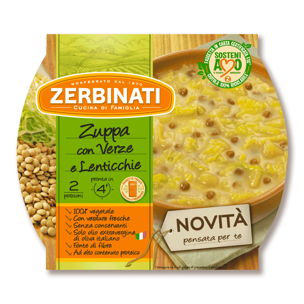 Zuppa con Verze e Lenticchie – 620g