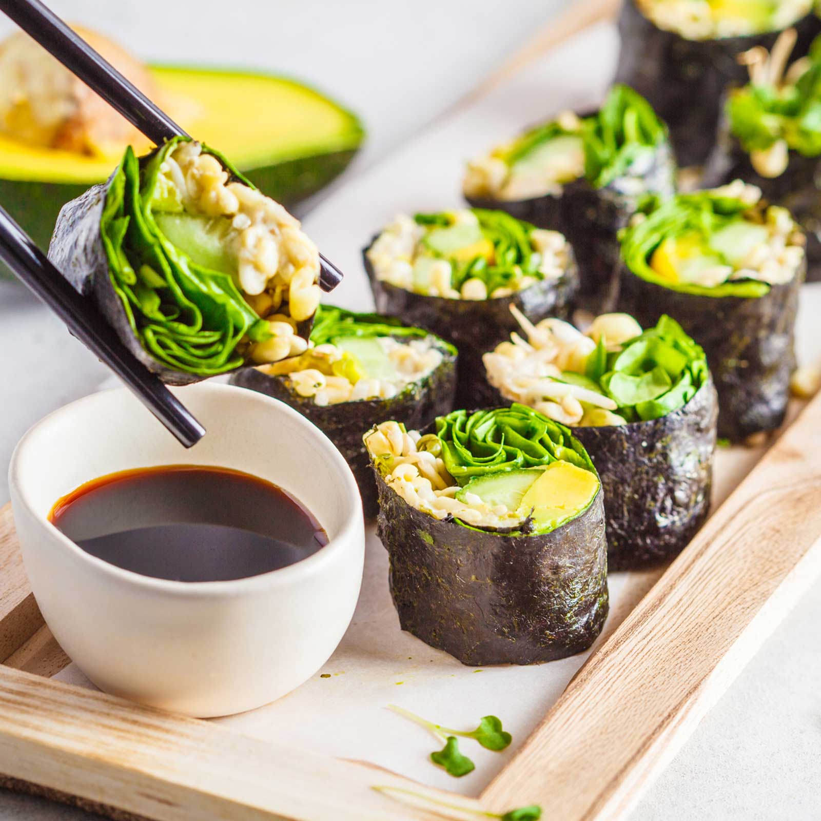Sushi roll veg, per un aperitivo 100% orientale!