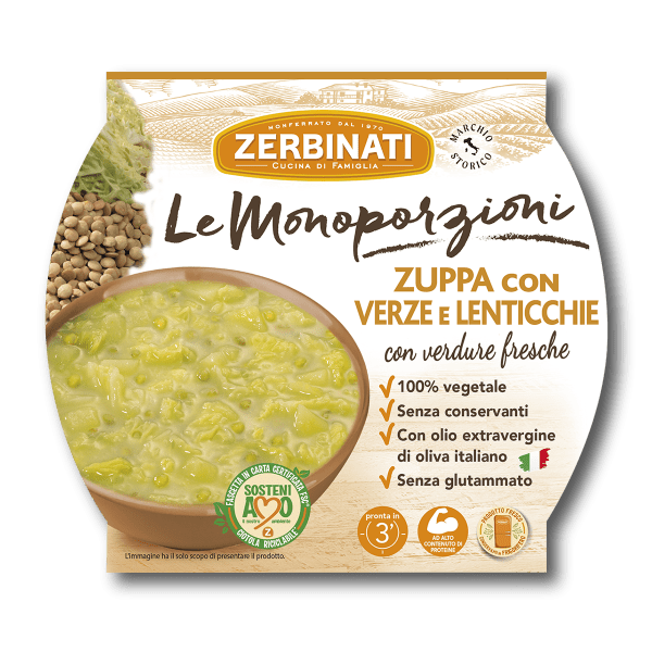 Zuppa con Verze e Lenticchie – 310g