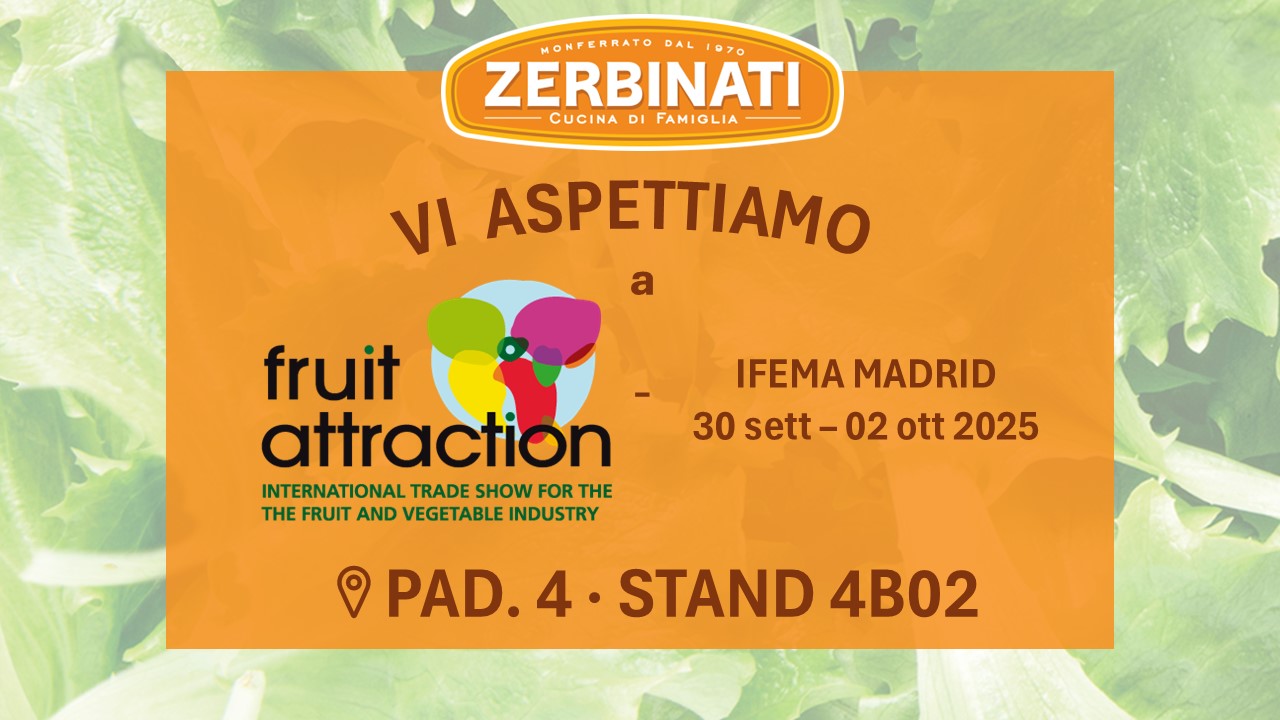 Zerbinati partecipa alla 17° edizione di Fruit Attraction Madrid, la fiera internazionale di riferimento per l’ortofrutta